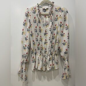 Derek Lam Collective Floral Blouse